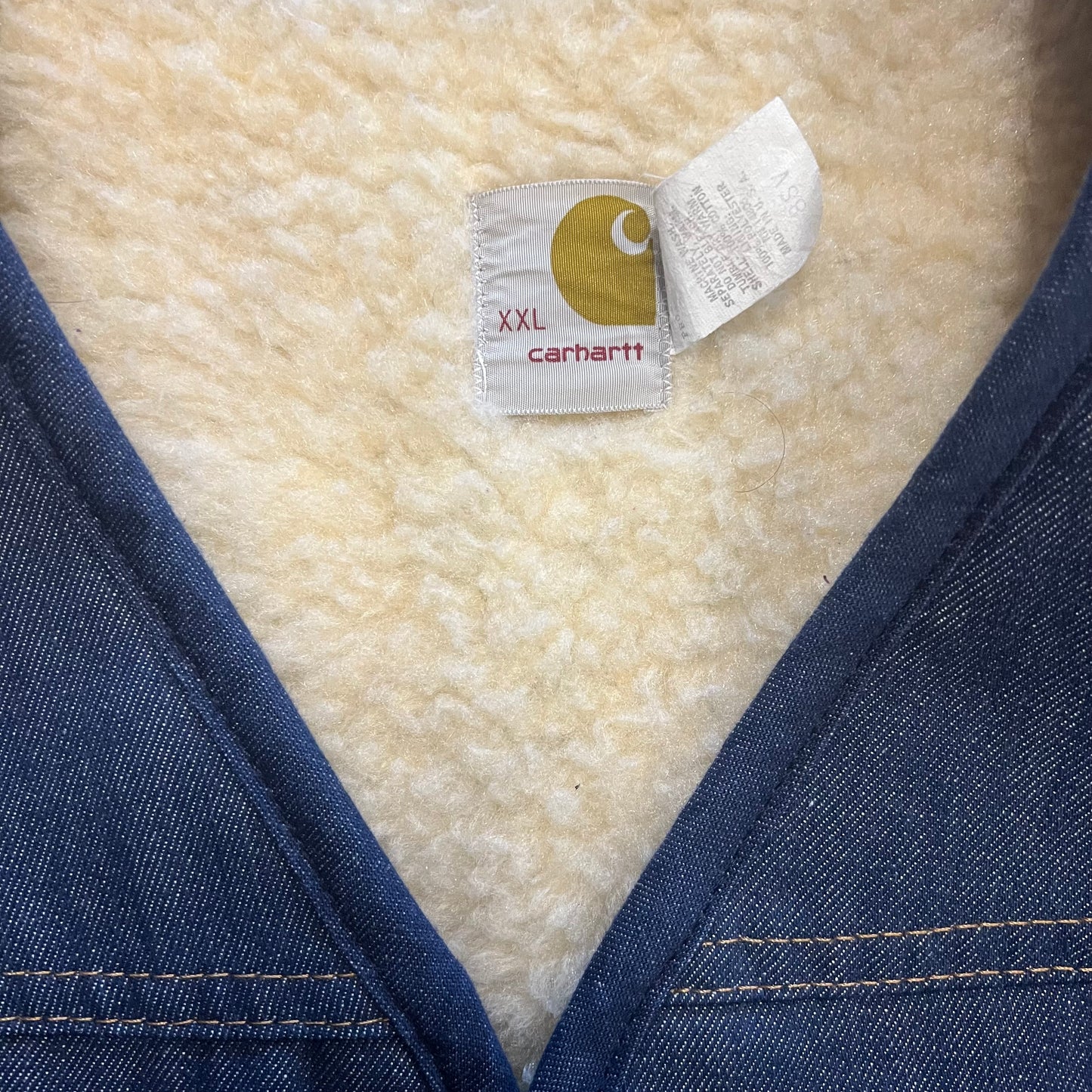 (XXL) 70s Carhartt Sherpa Lined Vest