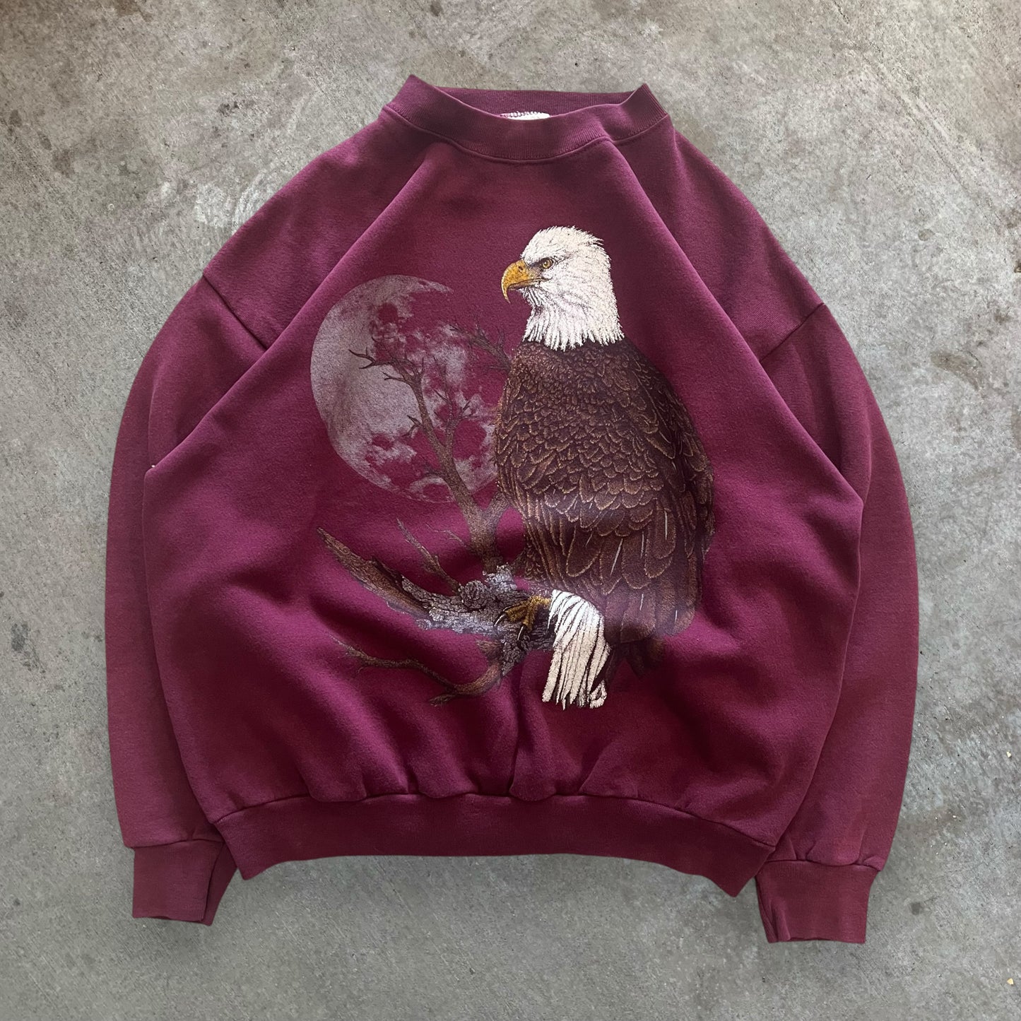 (XL) 90s Bald Eagle Crewneck