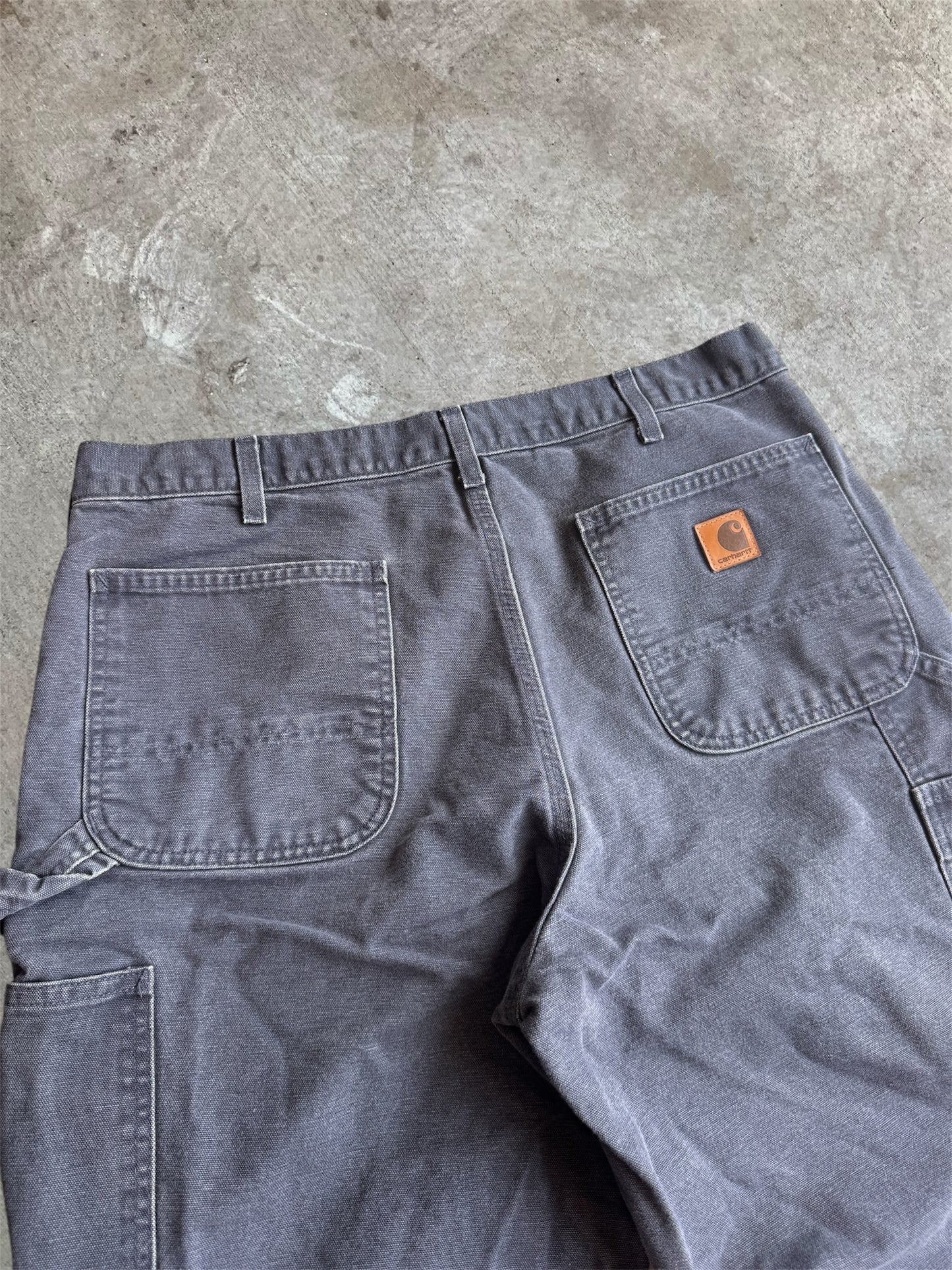 (36x32) Navy Carhartt Carpenter Pants