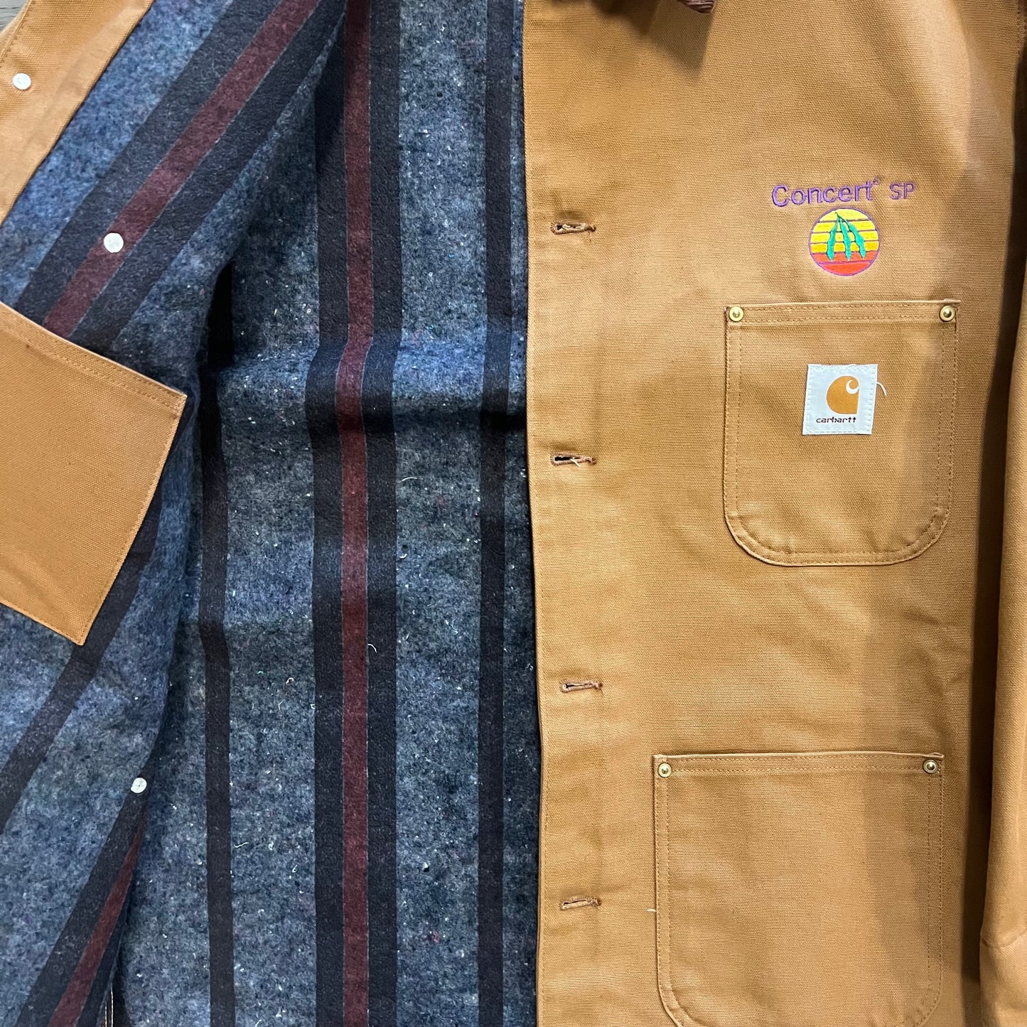 (XL/XXL) 90s Carhartt Brown Chore Jacket