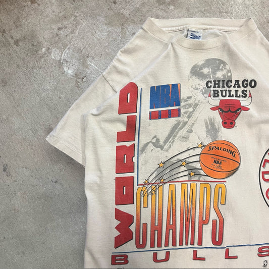 (L) 1992 Chicago Bulls World Champs AOP Tshirt